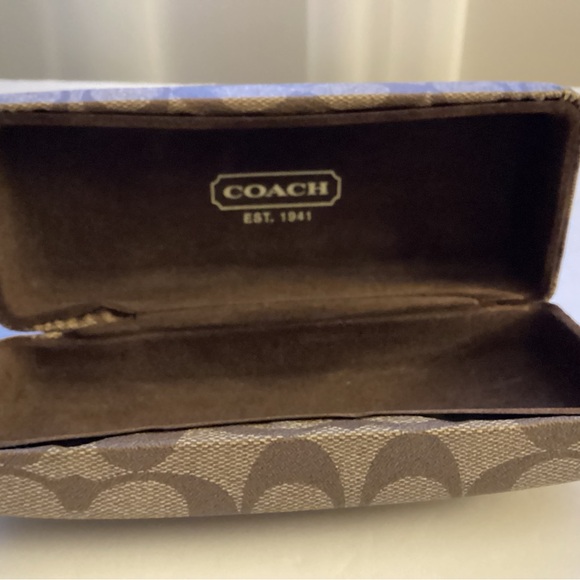 Coach Tortoise Shell Sunglasses with Patterned Case - Picture 5 of 5